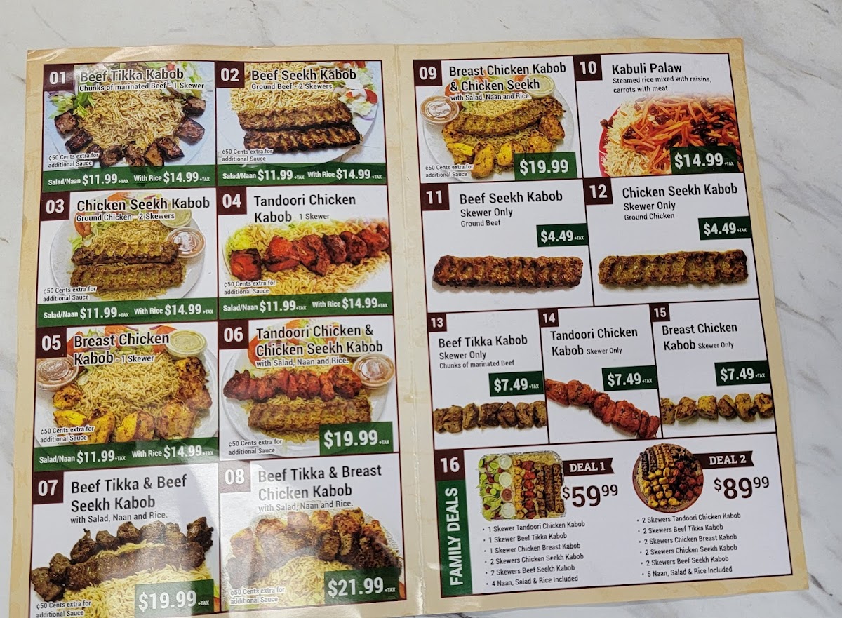 Menu Madina Naan & Kabob-6