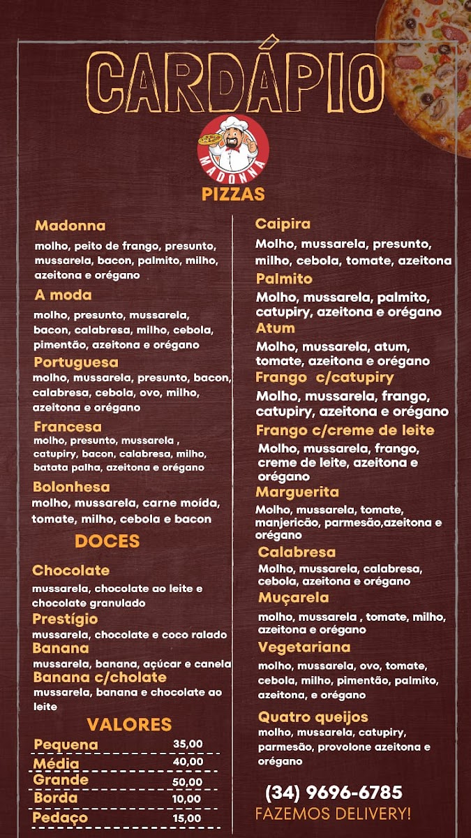 Menu Madonna Pizzaria E Sanduíche-1