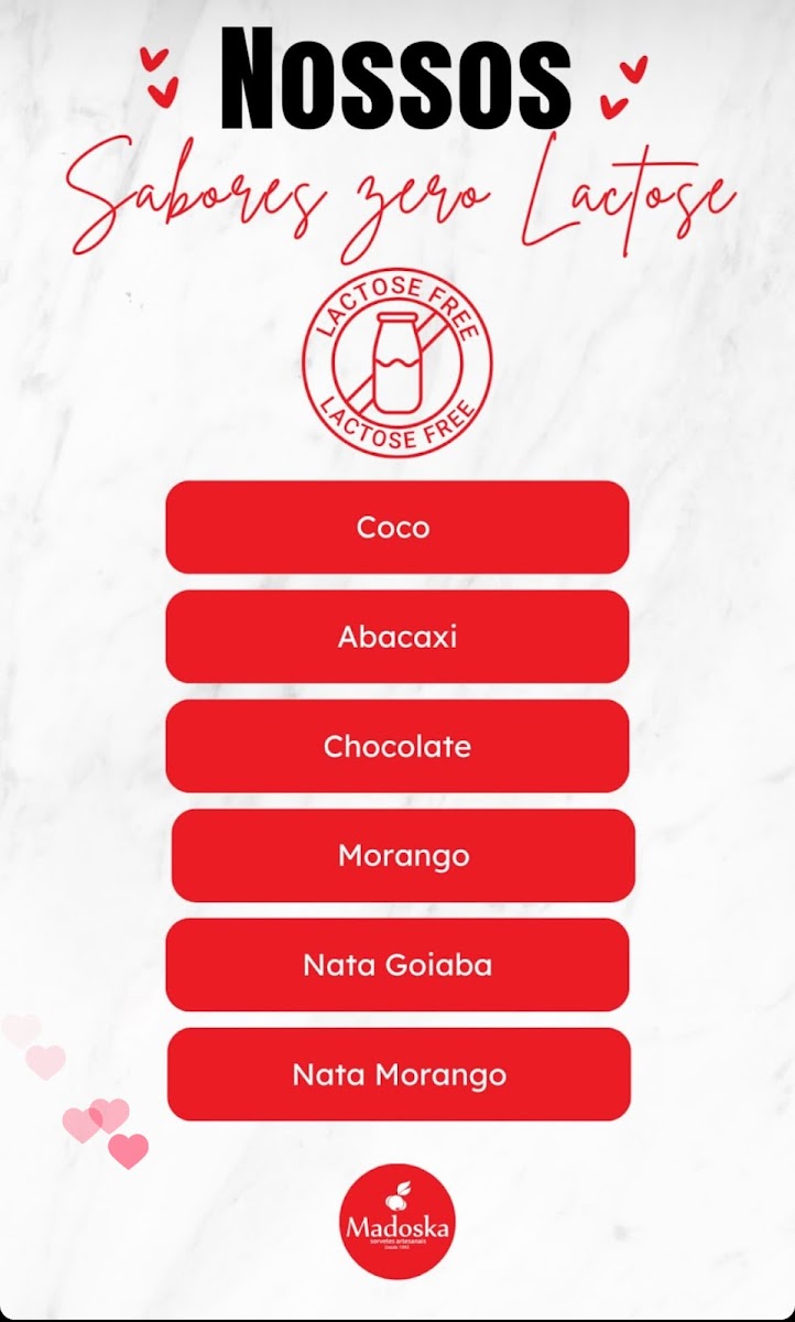 Menu Madoska Sorveteria Artesanal - João Pessoa-3
