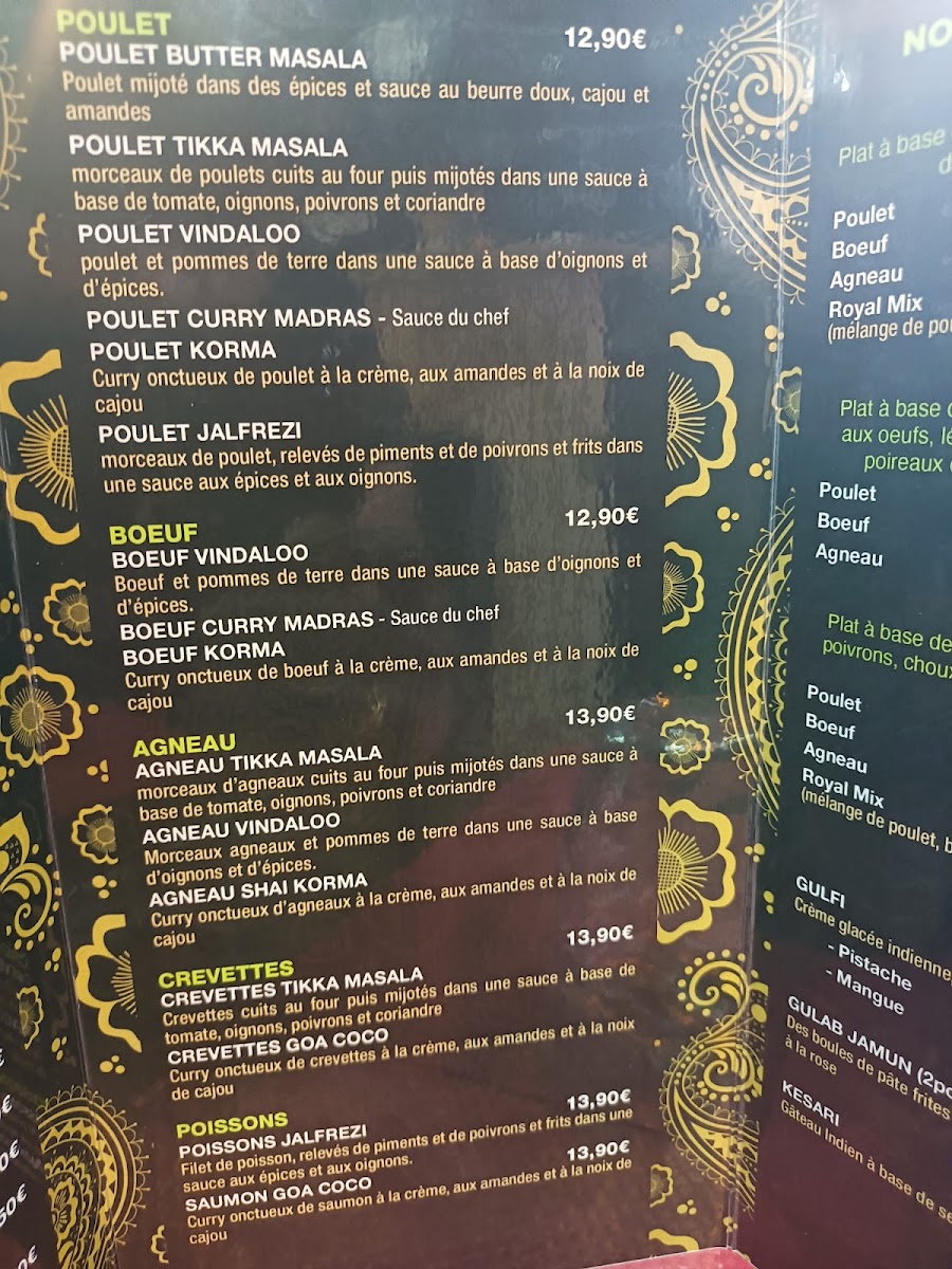 Menu Madras Cafe-2