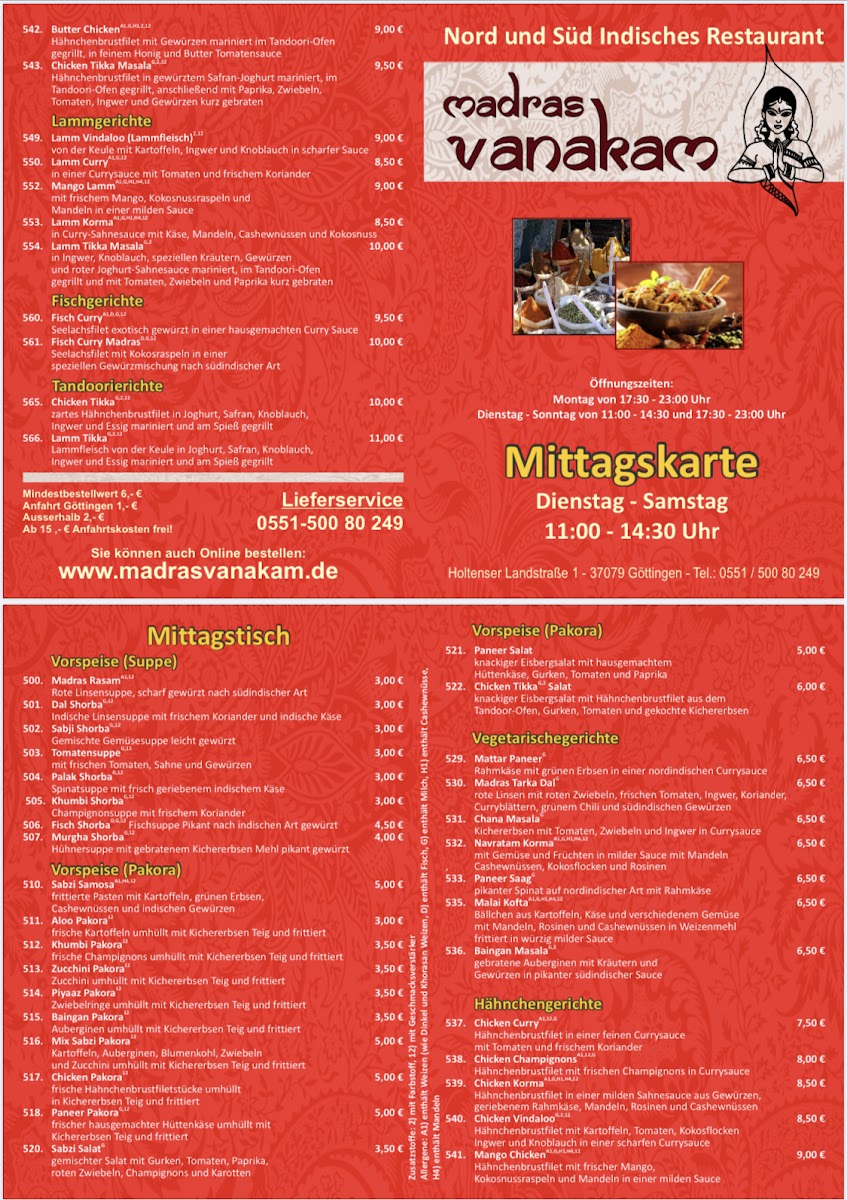 Menu Madras Vanakam-3