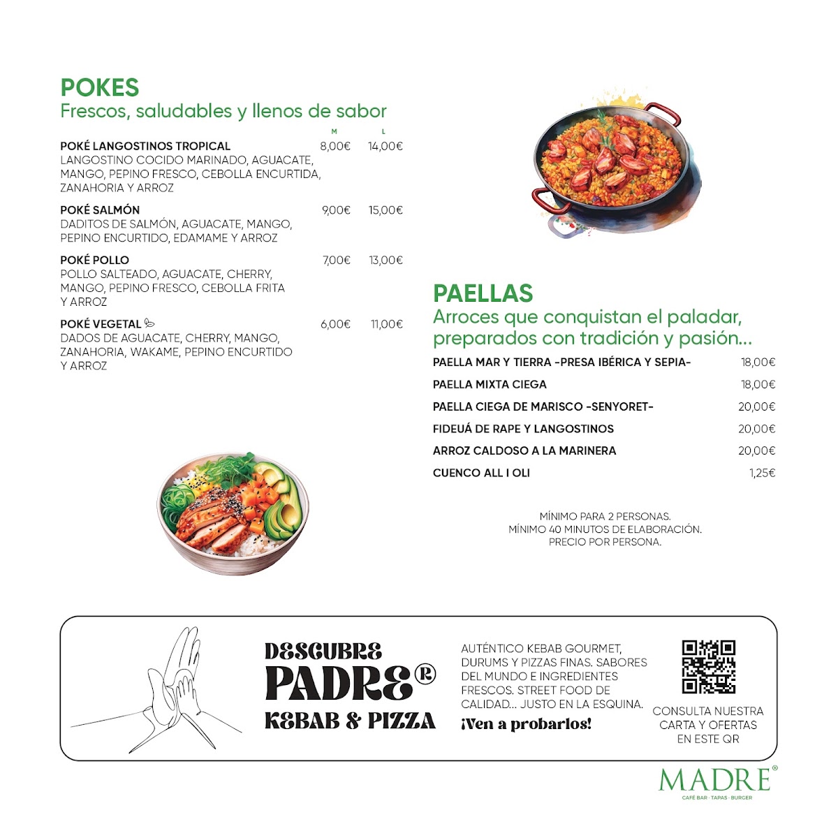 Menu Madre Café Bar - Tapas & Burger-1