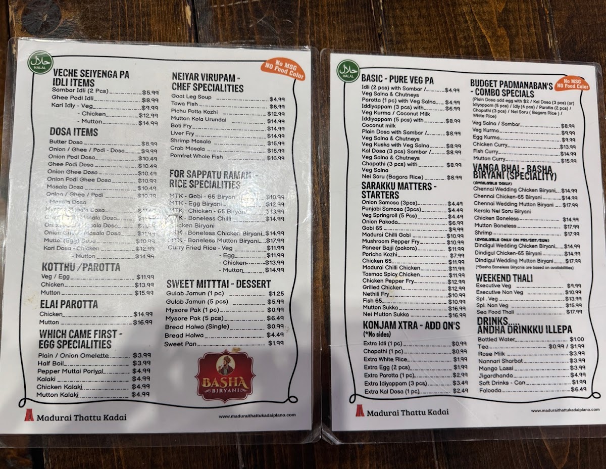 Menu Madurai Thattu Kadai-4