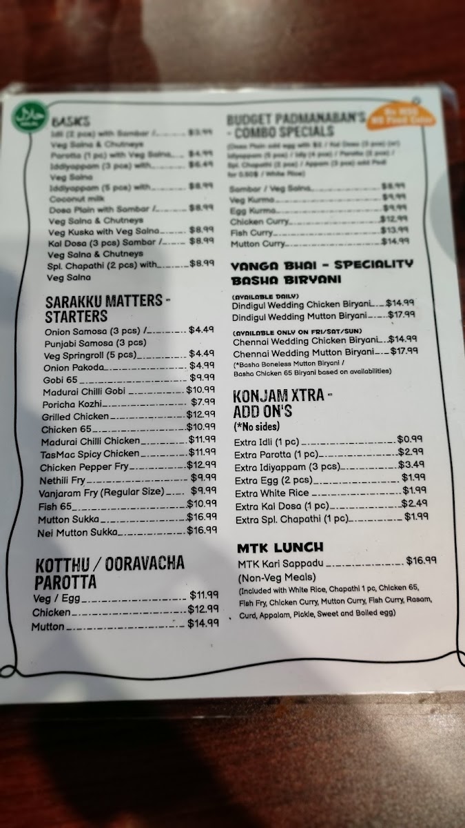 Menu Madurai Thattu Kadai-5
