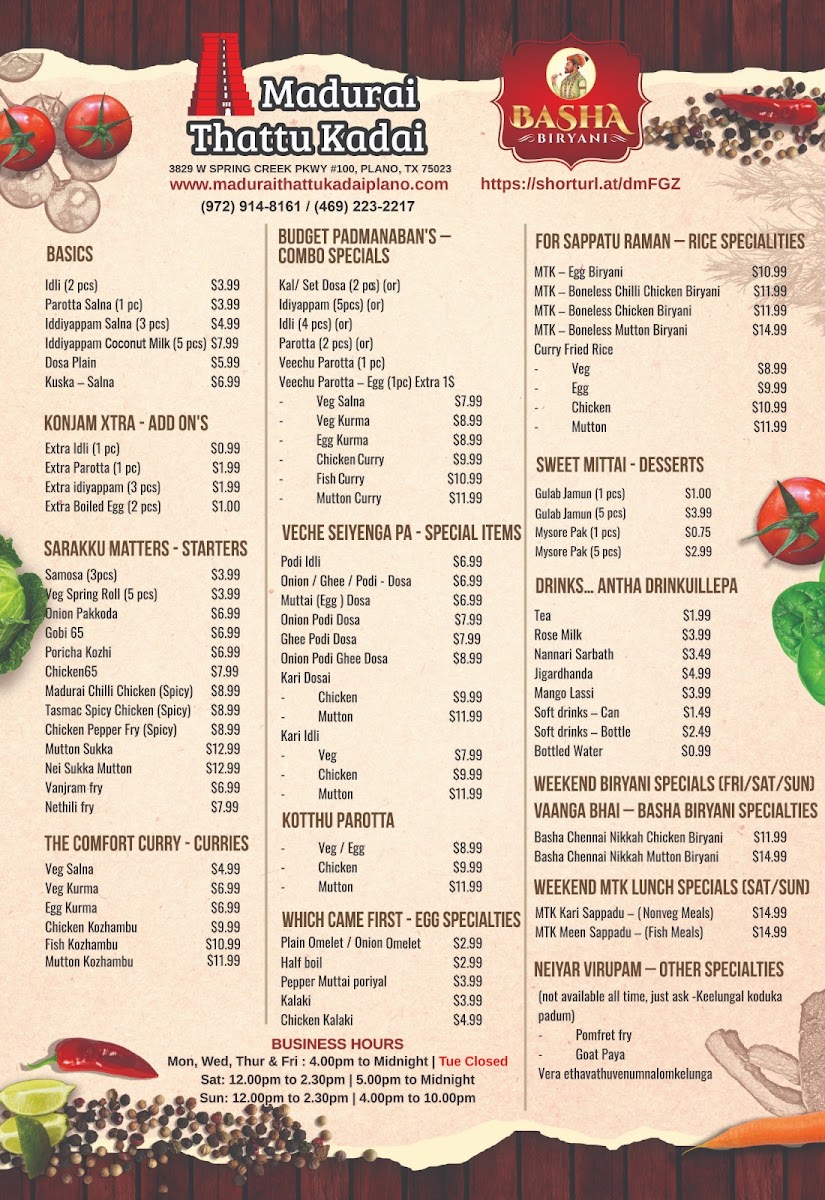 Menu Madurai Thattu Kadai-6