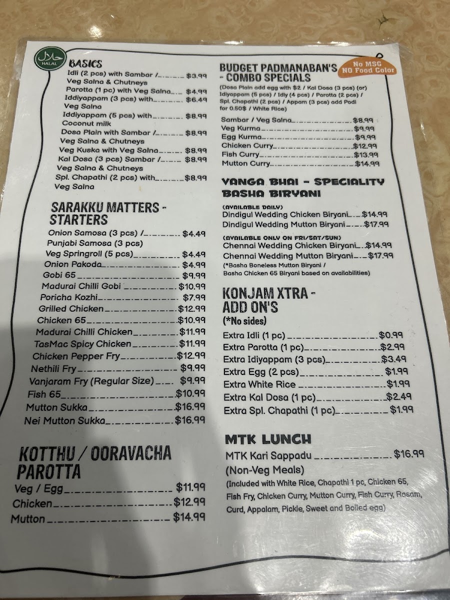 Menu Madurai Thattu Kadai-9