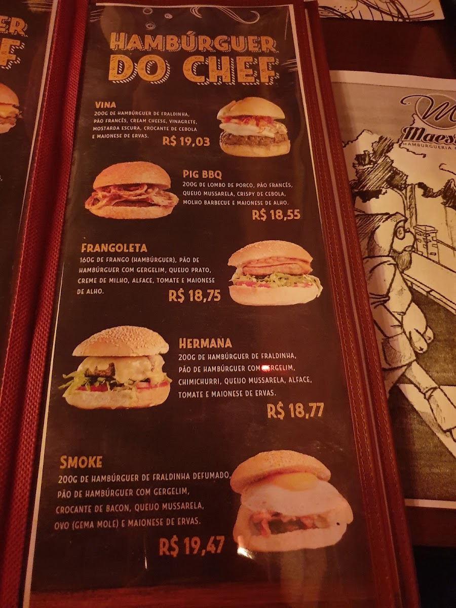 Menu Maestro Burger & Grill-9