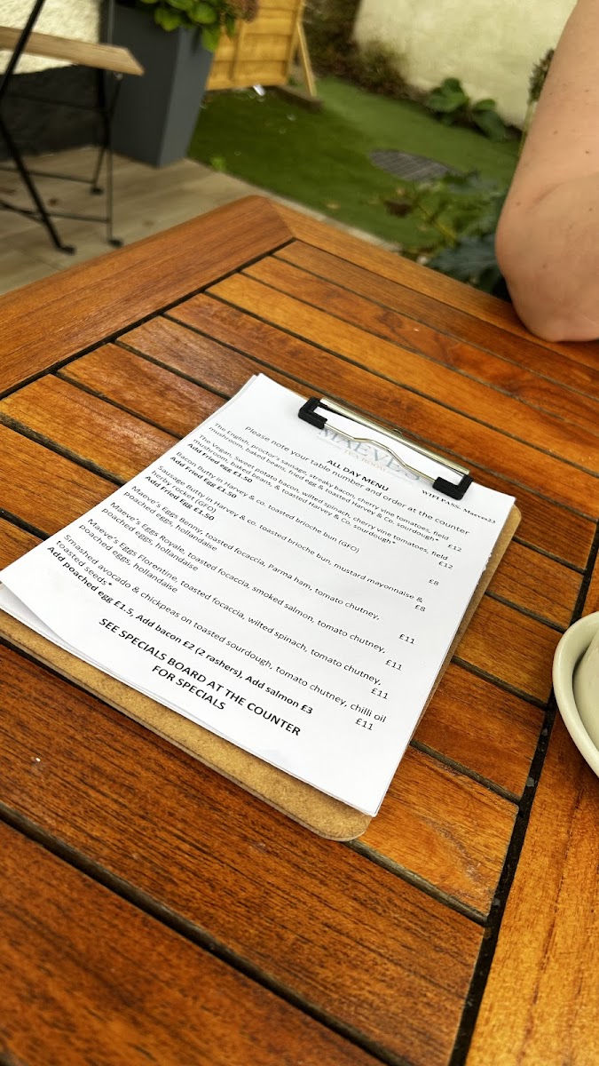 Menu Maeve's Suffolk-2