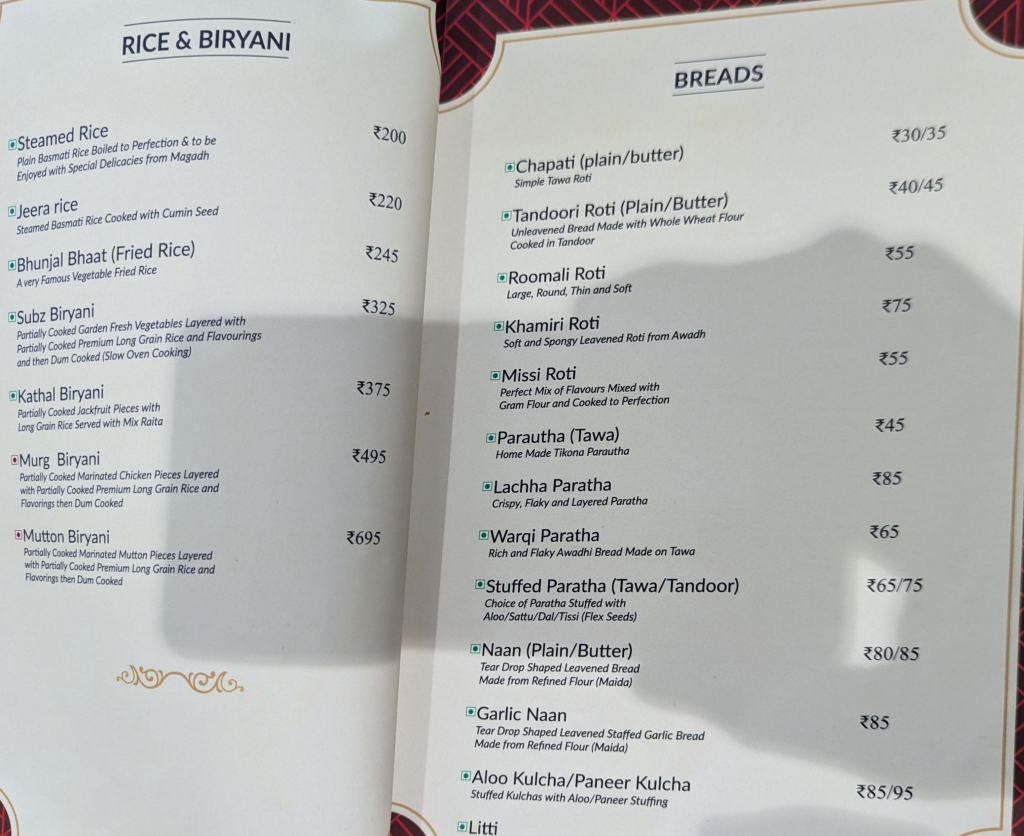 Menu Magadh And Awadh-1