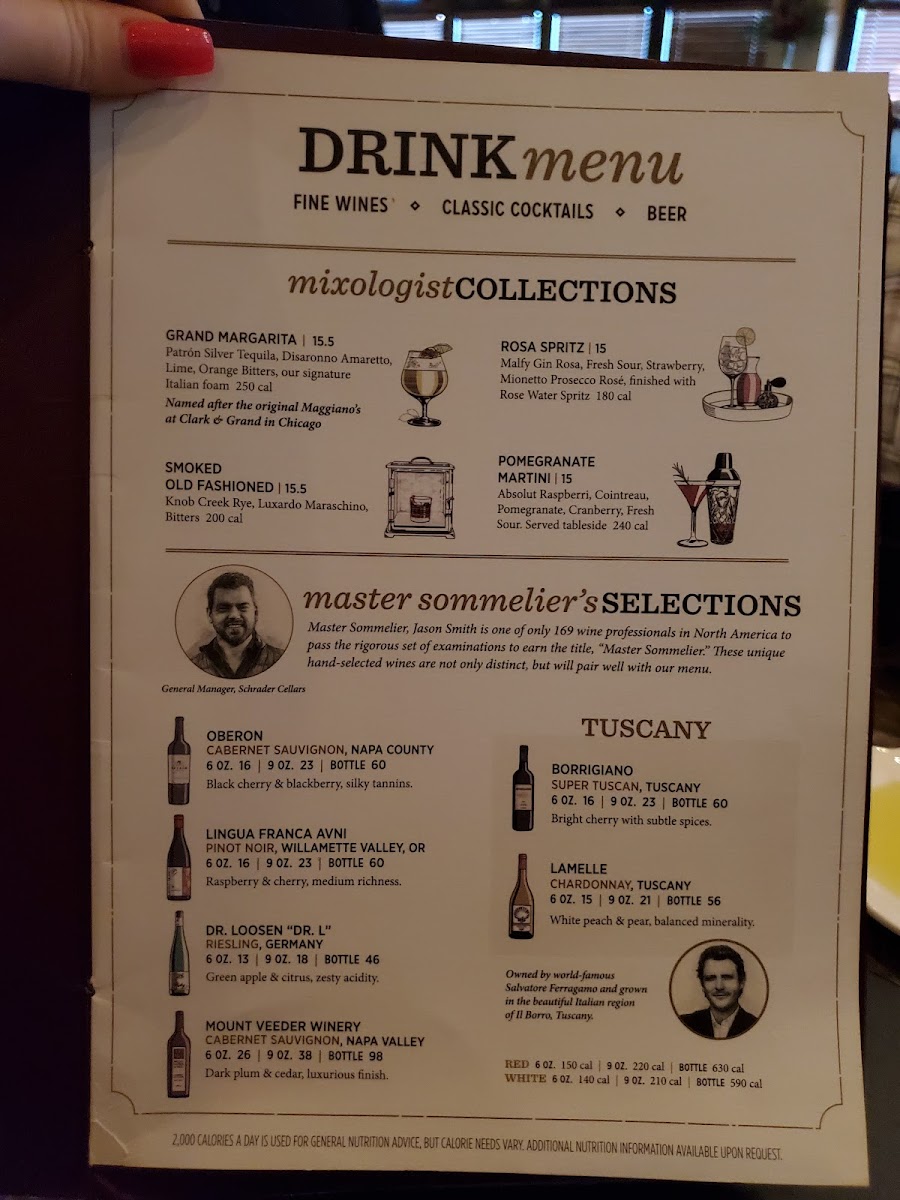 Menu Maggiano's Little Italy-6