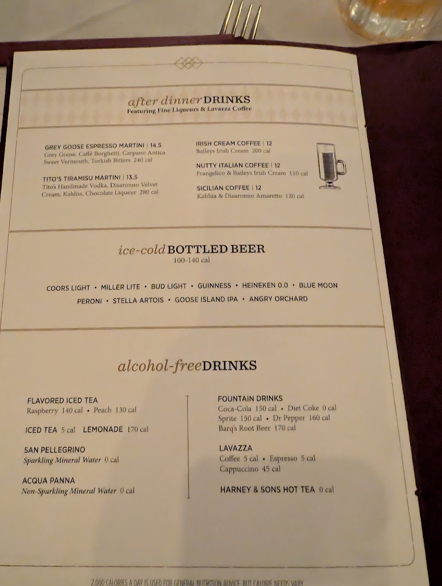 Menu Maggiano's Little Italy-8