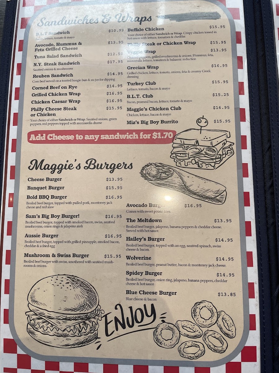 Menu Maggie's Diner-3