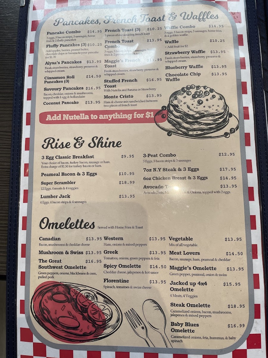 Menu Maggie's Diner-5