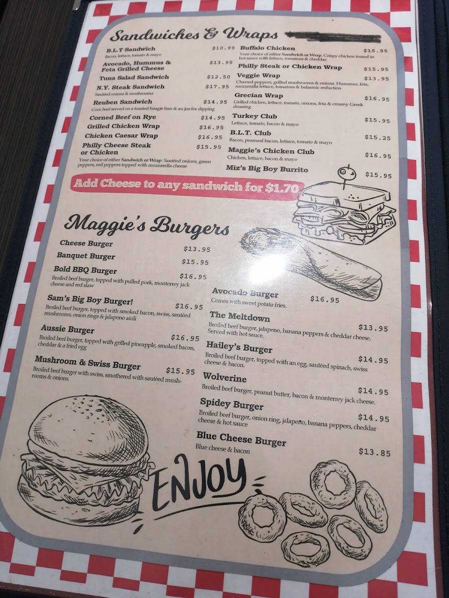 Menu Maggie's Diner-6