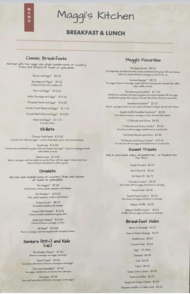 Menu Maggi's Kitchen-1