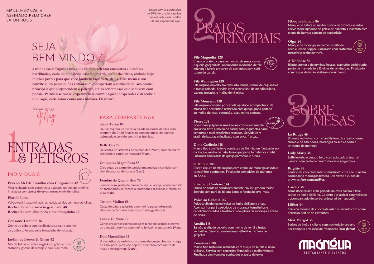 Menu Magnolia Restaurante Bar E Cinema-1