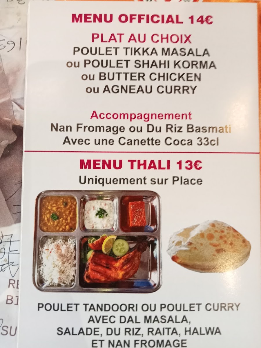 Menu Mahamaya ( Le Nouveau « Mahamaya Restaurant » )-3