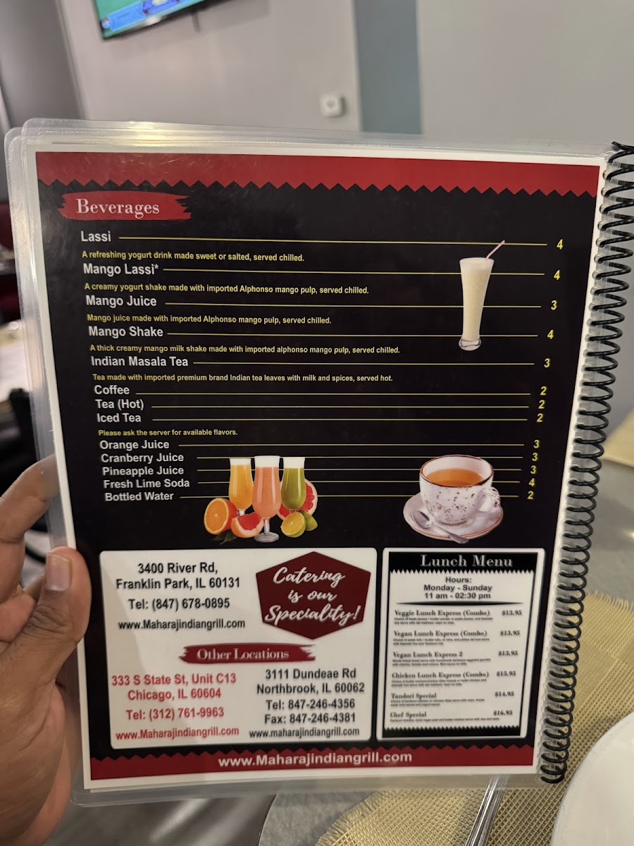 Menu Maharaj Indian Grill-7