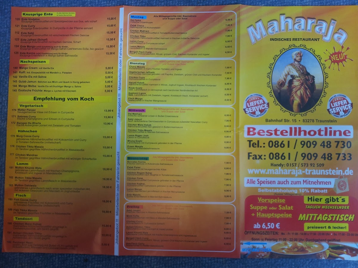 Menu Maharaja Indisches Restaurant-3