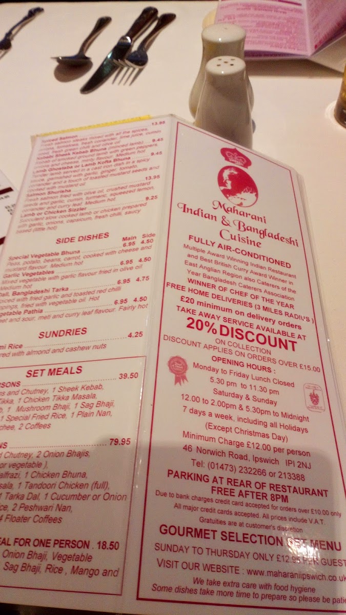 Menu Maharani Indian And Bangladeshi Cuisine-3