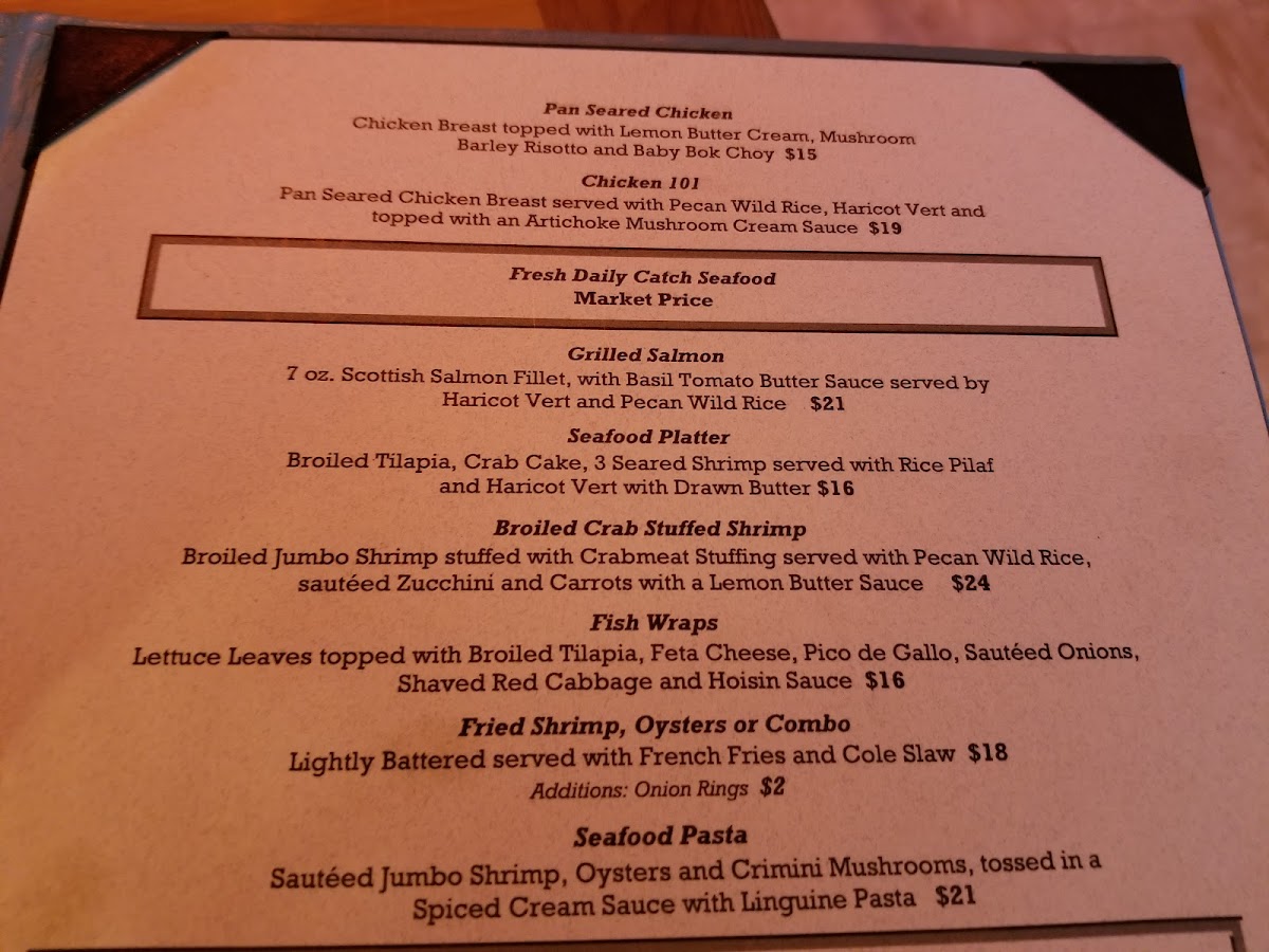 Menu Main 101 Grill And Bar-5