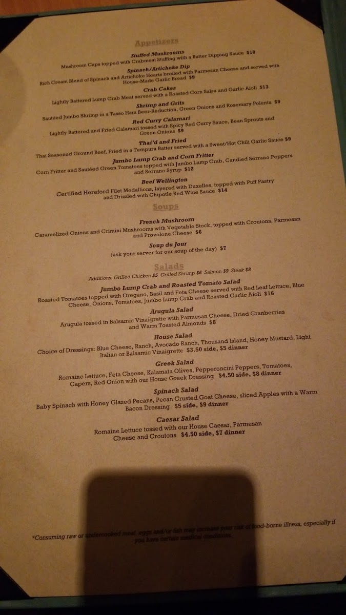Menu Main 101 Grill And Bar-7