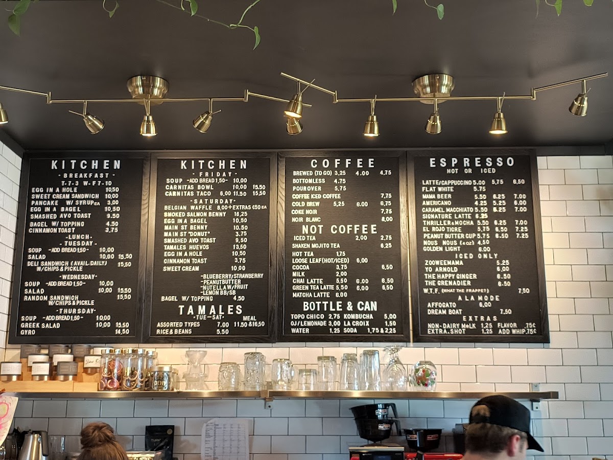 Menu Main St Coffee & Kitchen-1