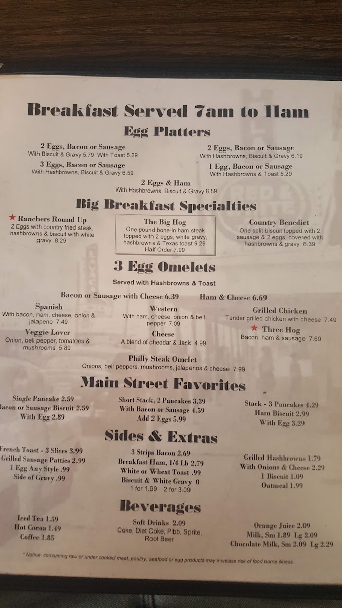 Menu Main Street Grill-3