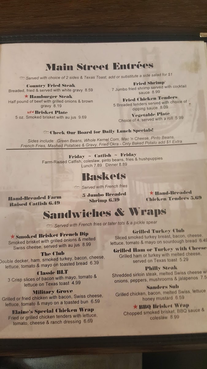 Menu Main Street Grill-5