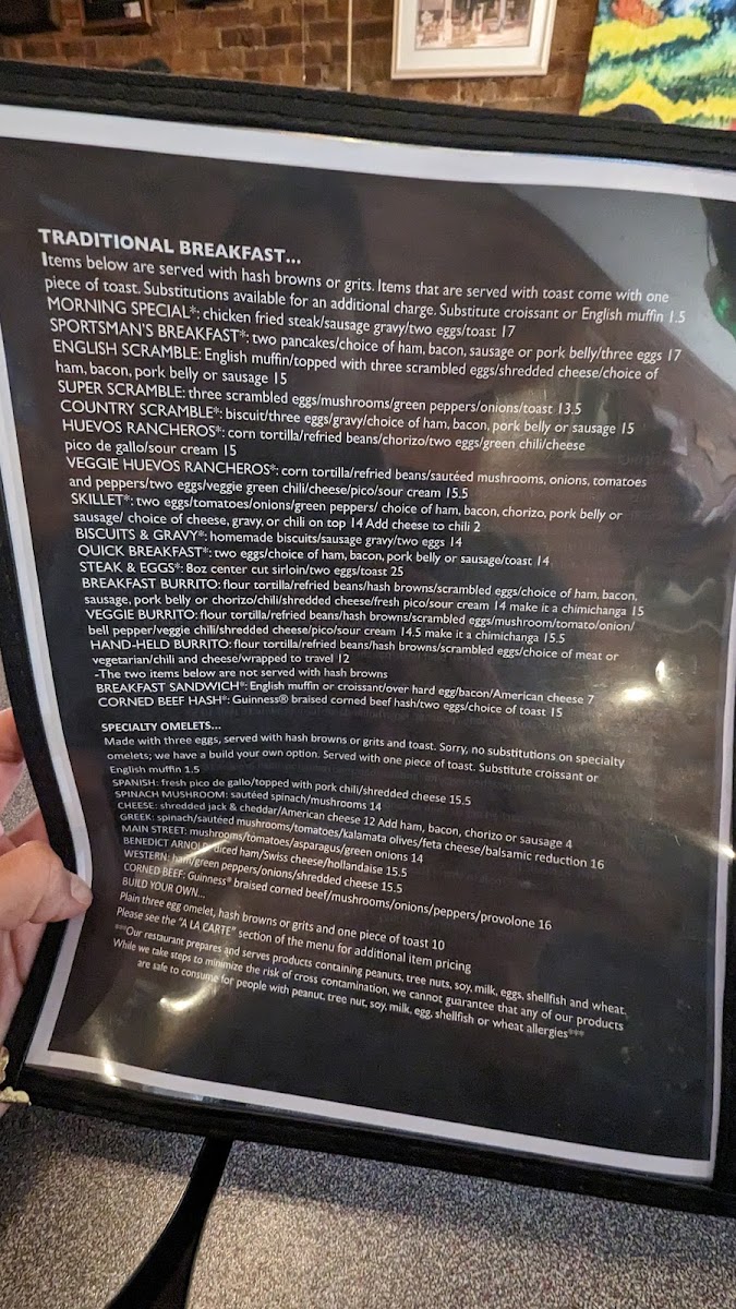 Menu Main Street Restaurant-9
