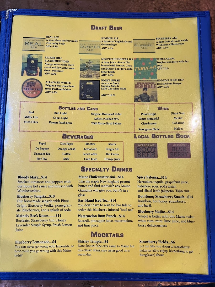 Menu Mainely Meat Bbq On Dreamwood Hill-1
