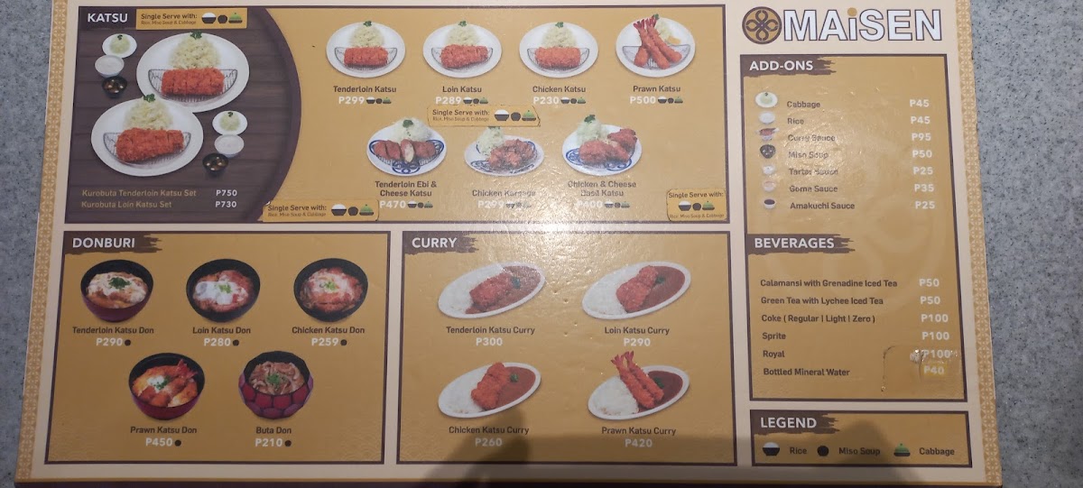 Menu Maisen - Smne Food Hall-1