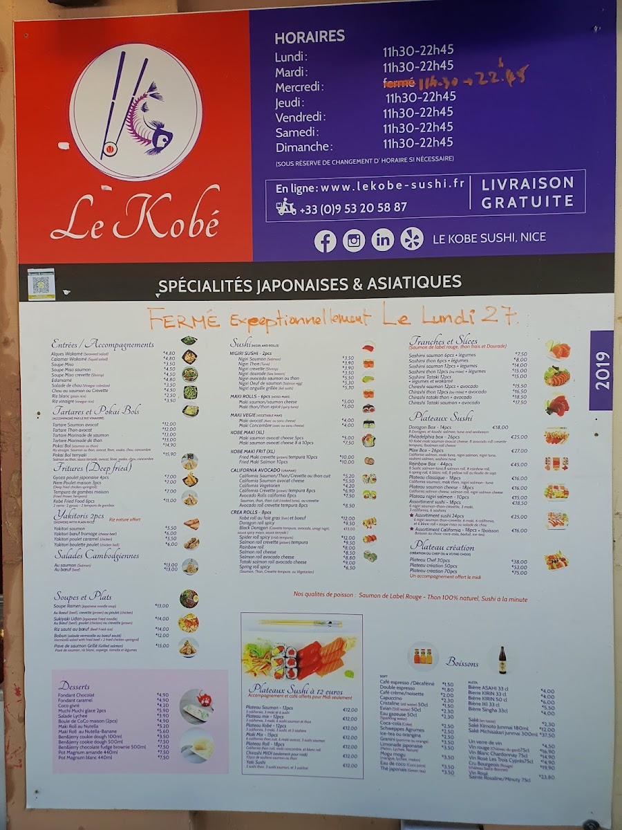 Menu Maison D'asie By Le Kobé-2
