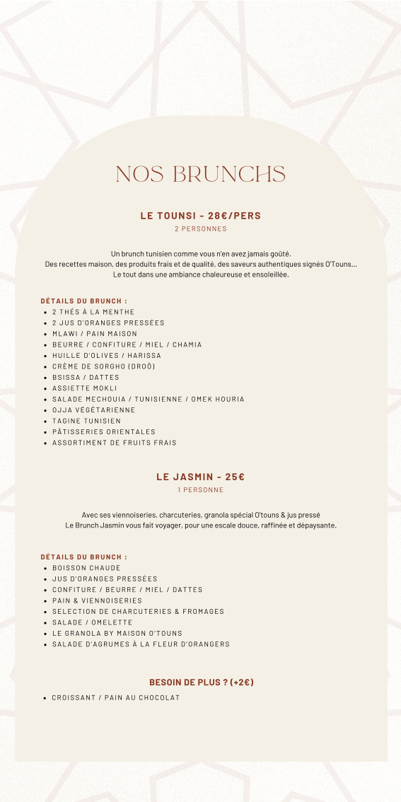 Menu Maison O'touns - Restaurant Tunisien Nice-3