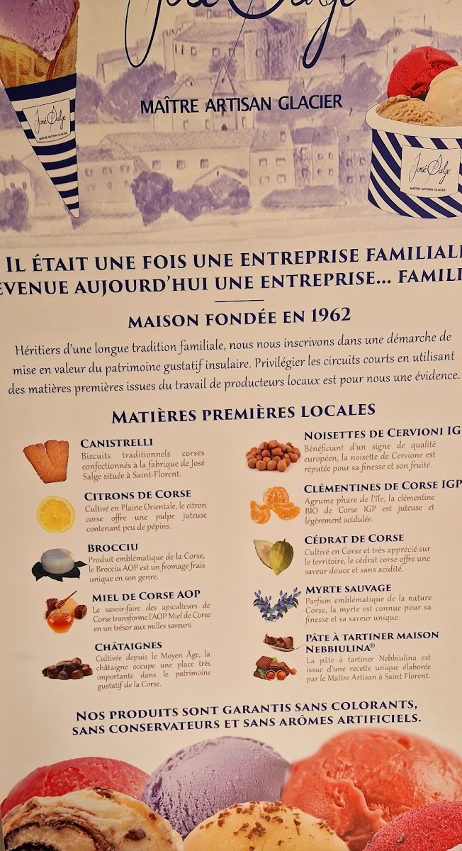 Menu Maison Salge - Glaces Artisanales De Corse-4