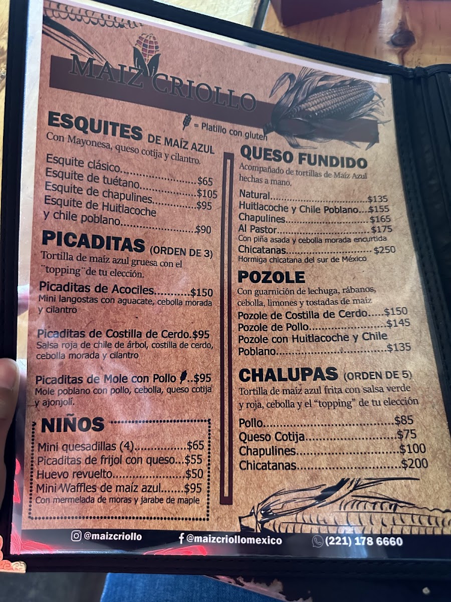 Menu Maíz Criollo Mexico-9