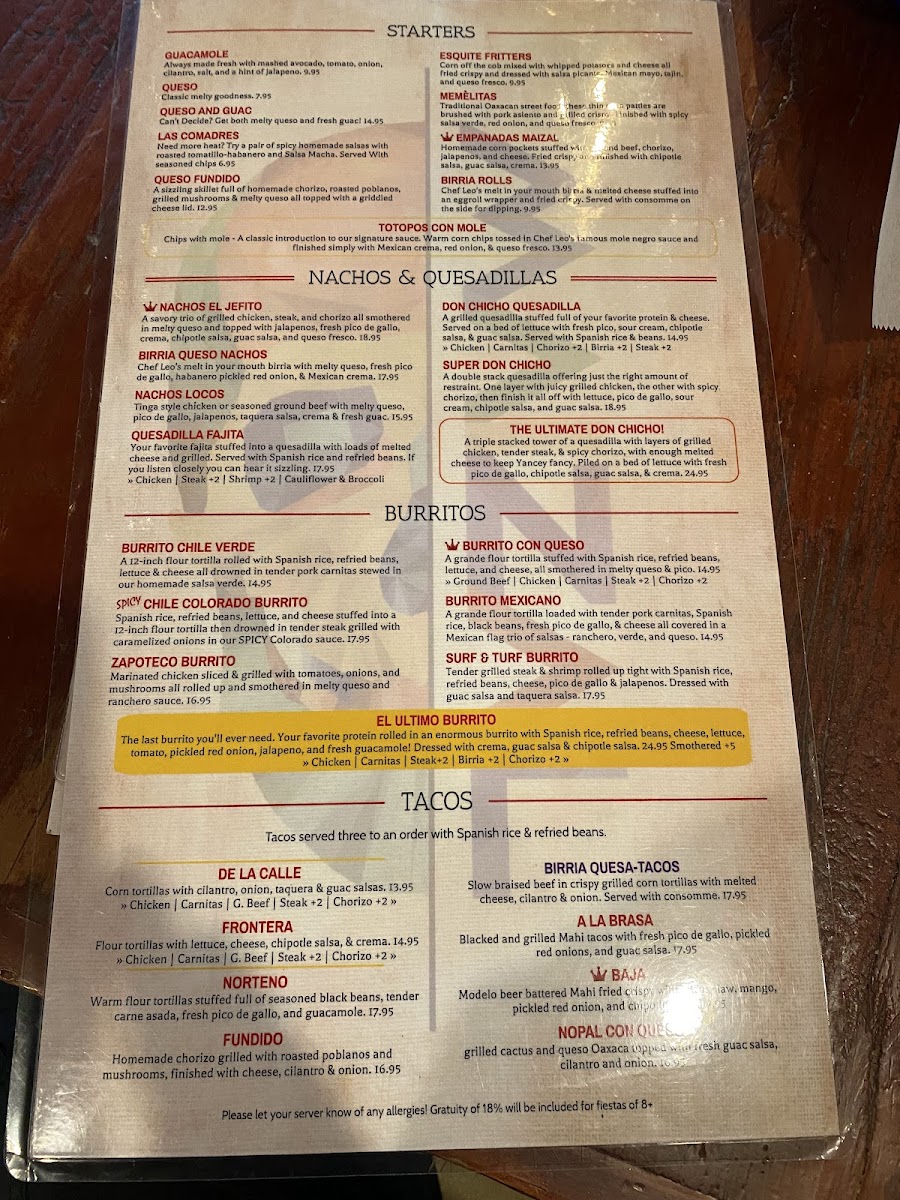 Menu Maizal Mexican Kitchen And Mezcaleria-5