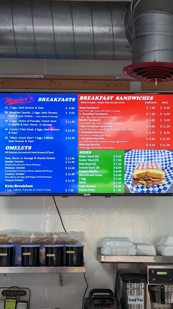 Menu Major's Burgers-2