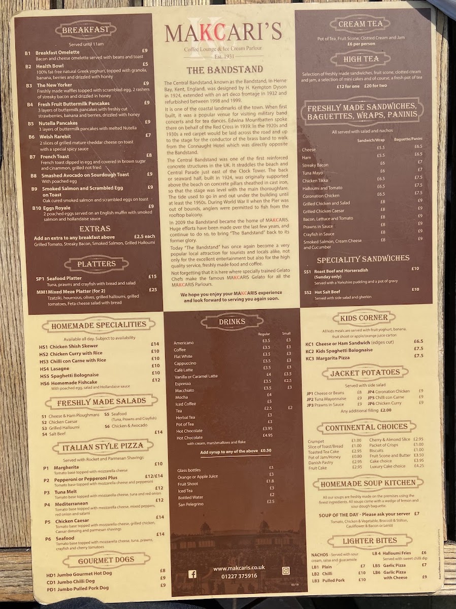Menu Makcaris Cafè And Icecream Parlour-3