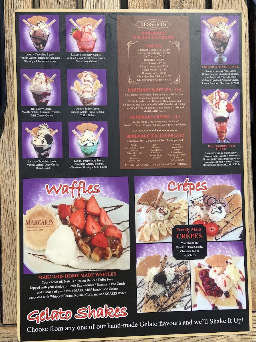 Menu Makcaris Cafè And Icecream Parlour-5