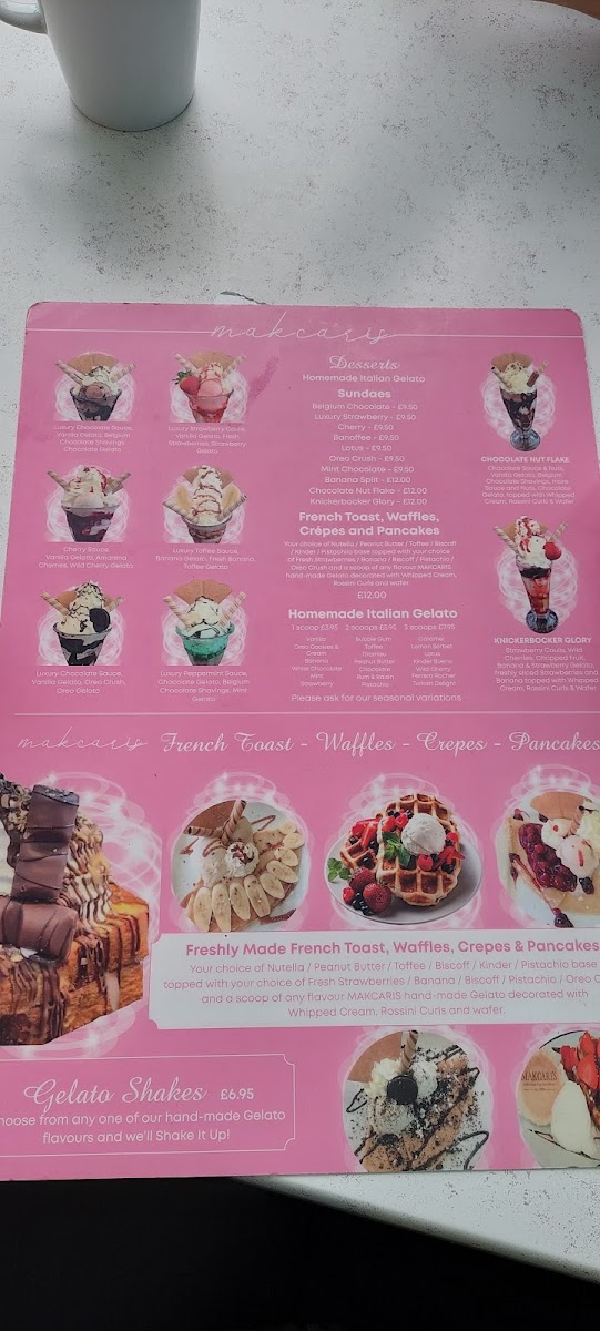 Menu Makcaris Cafè And Icecream Parlour-6