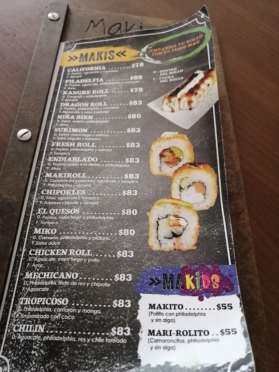 Menu Maki Roll-1
