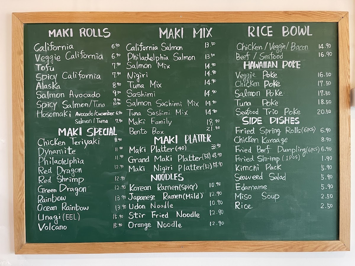 Menu Maki Sushi & Noodle-1