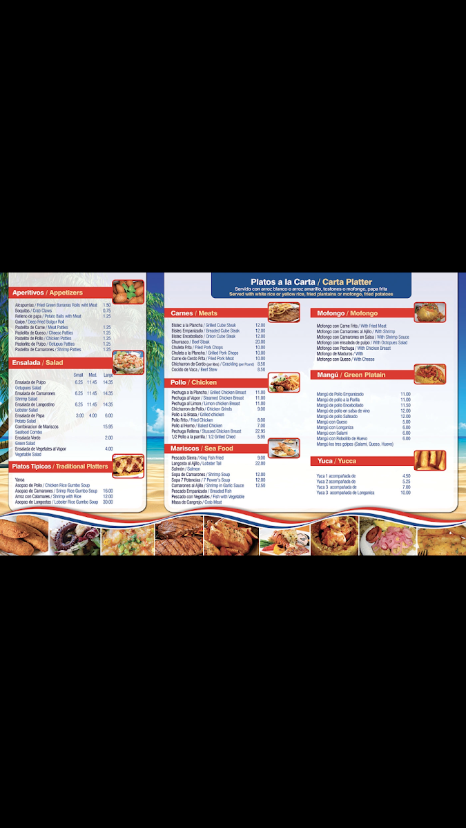 Menu Malecon Bar & Restaurante-1