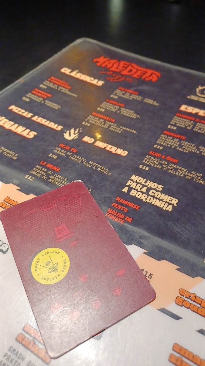Menu Maledita Pizzeria Napoletana / Itaparica-9