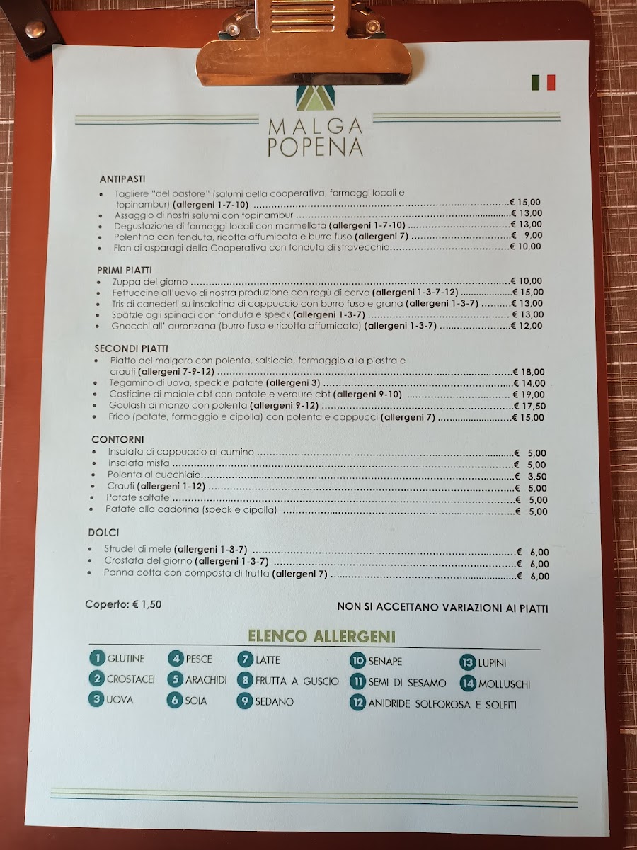 Menu Malga Popena-2