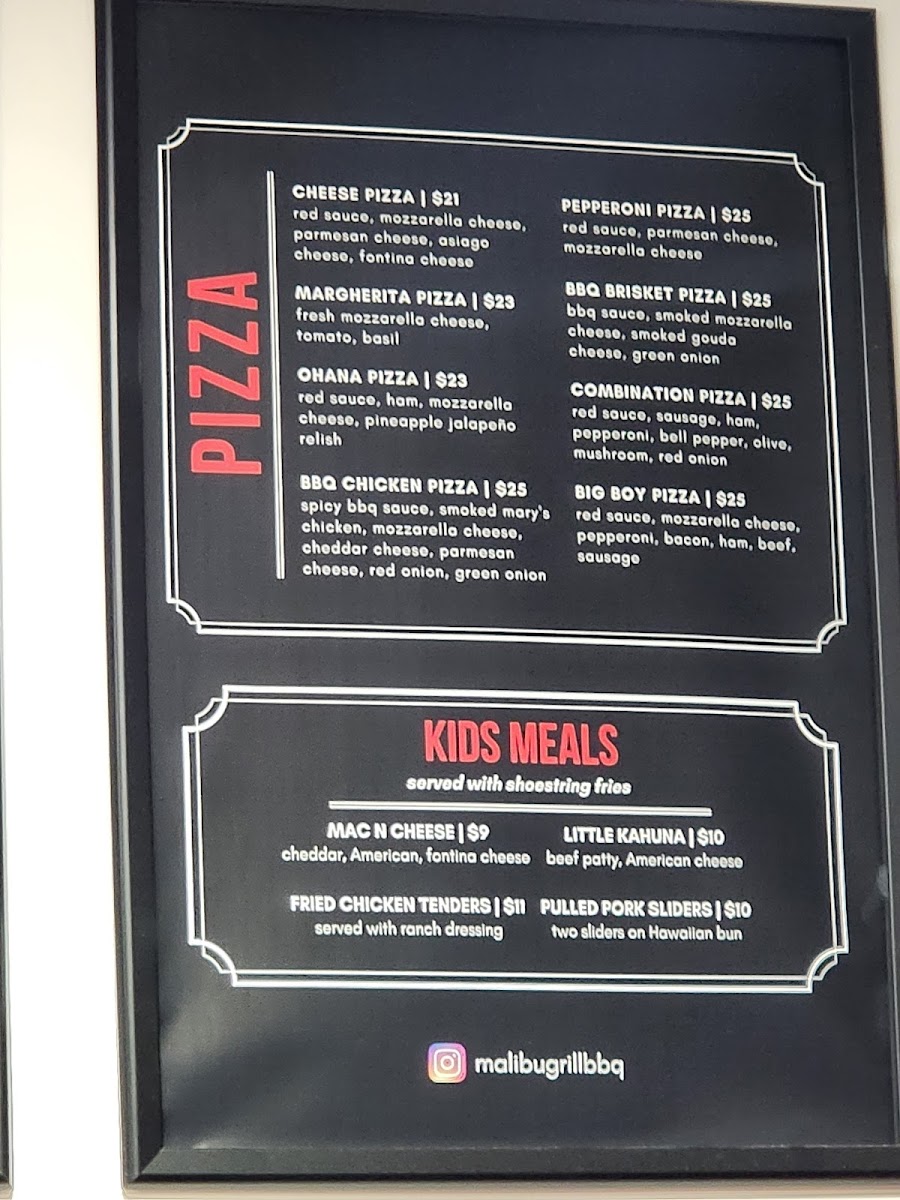 Menu Malibu Grill & Bbq-2