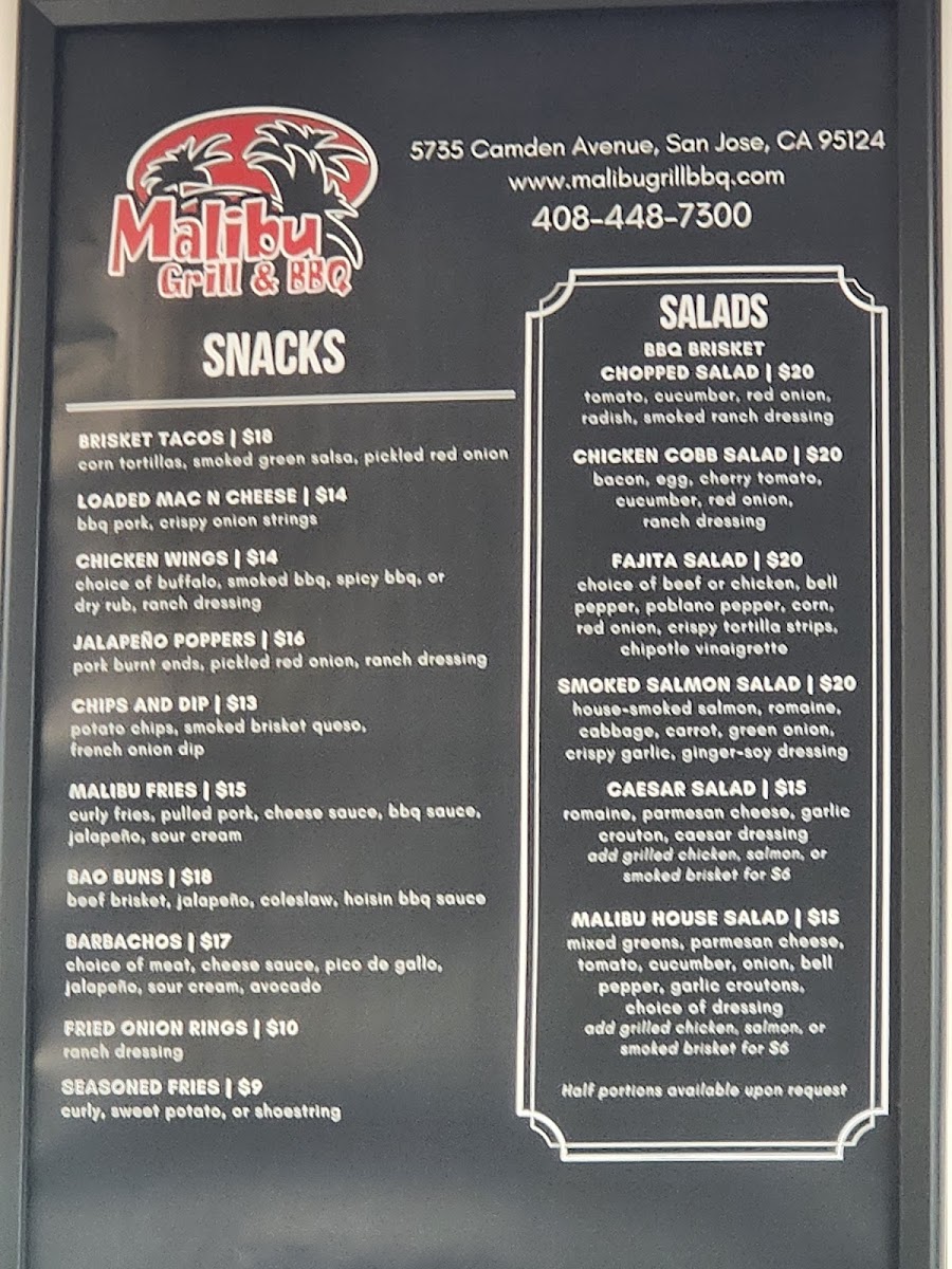 Menu Malibu Grill & Bbq-4