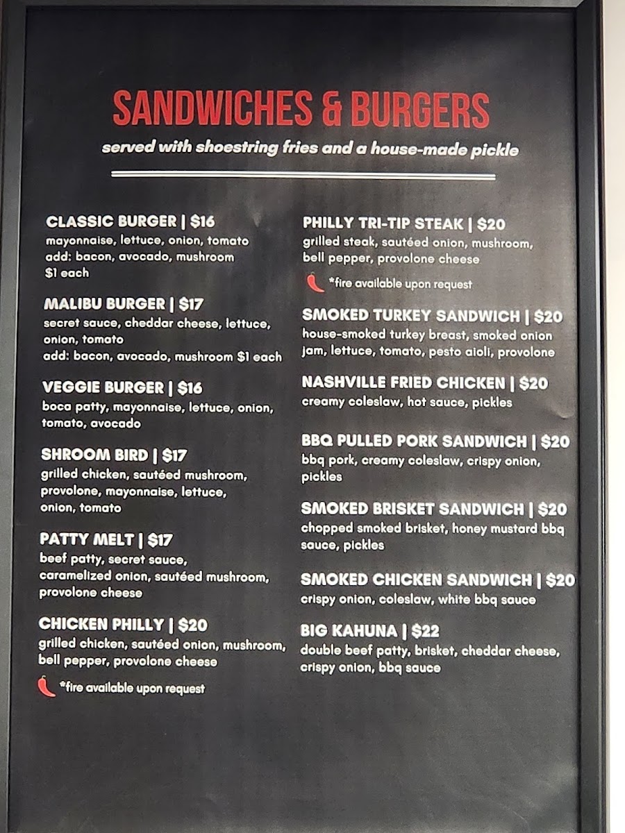 Menu Malibu Grill & Bbq-5