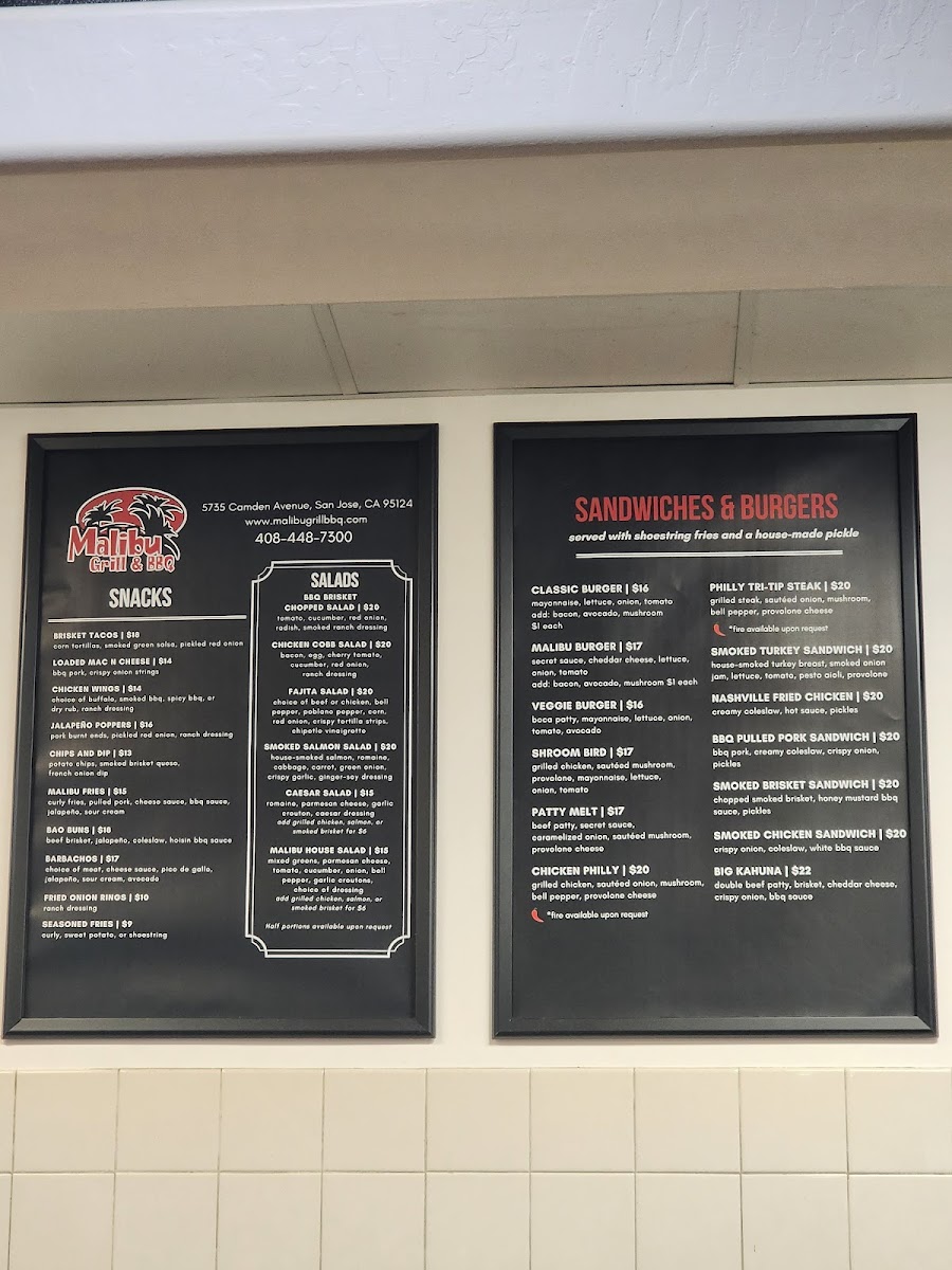 Menu Malibu Grill & Bbq-7